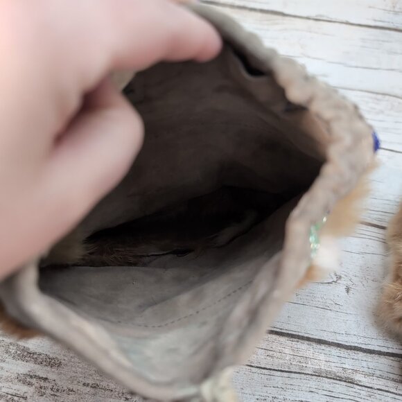 Handmade Native American Beaded Fur Mukluks Red Fox Fur Boots– Women’s - Picture 8 of 8